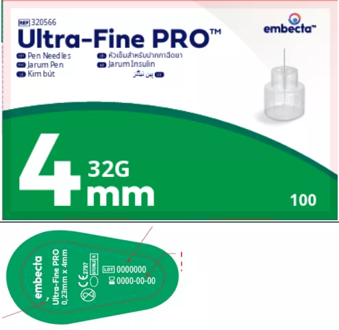 Ultra-Fine PRO™ Pen Needles 新包裝