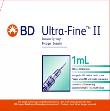 Ultra-Fine™ Insulin Syringes 舊包裝
