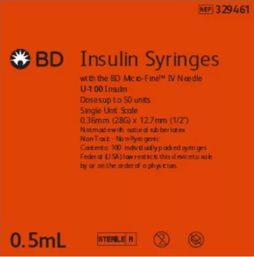 Ultra-Fine™ Insulin Syringes 舊包裝